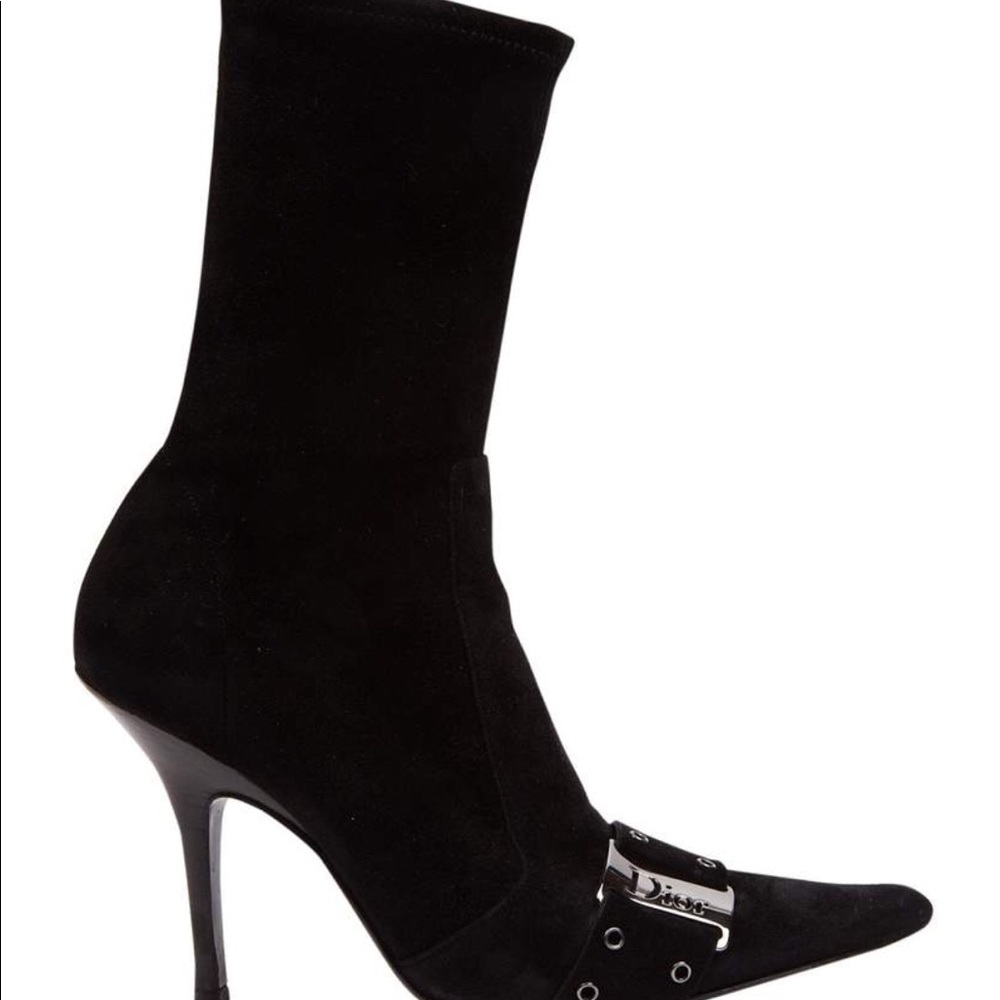DIOR Black Suede Boots
